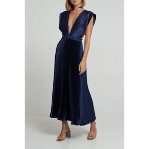 L’Idée V-Neck Gala Gown  - 8 Midnight